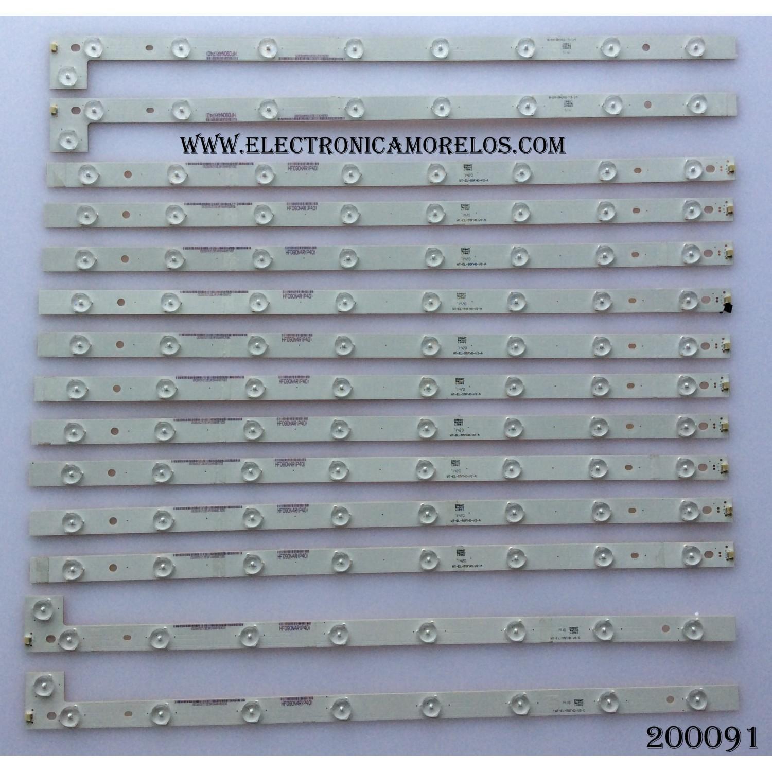 KIT DE LED PARA TV / VIZIO WT-EL-55FHD-V2-A / L55FHD-V3-C / MODELO M552I-B2 LWJJPZBQ	
